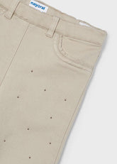 Pantalon Detalle Brillos Beige Mayoral detalle